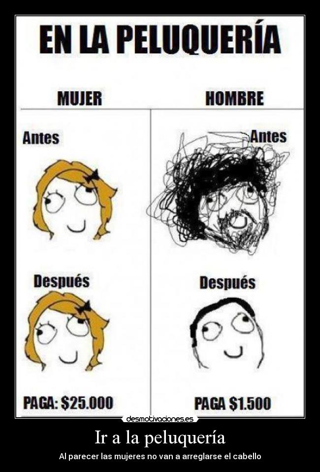 Ir a la peluquería -