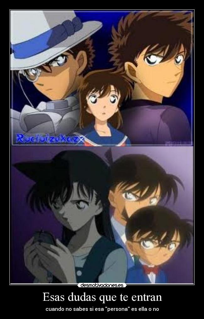Esas dudas que te entran - cuando no sabes si esa persona es ella o no