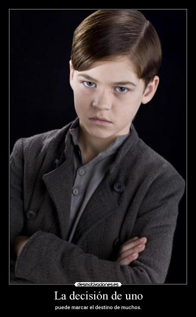 La decisión de uno - puede marcar el destino de muchos.