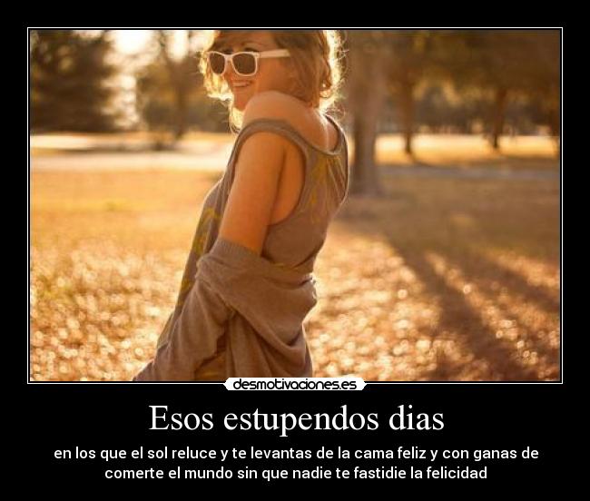 Esos estupendos dias -