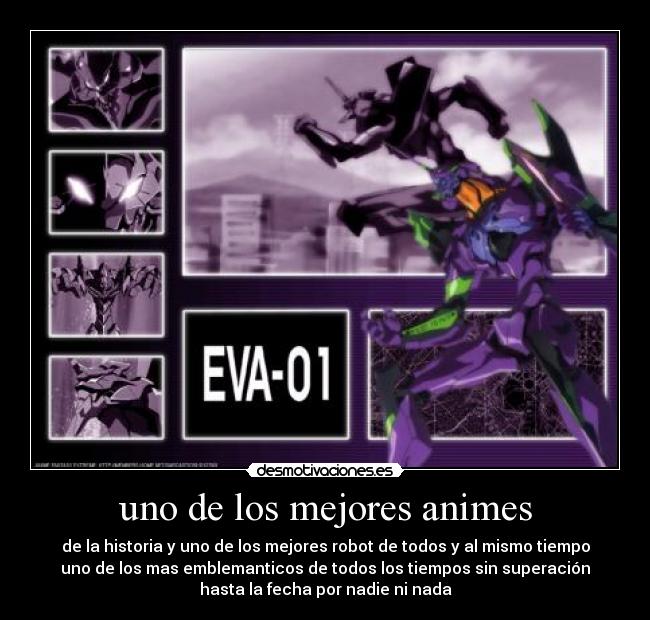 uno de los mejores animes - de la historia y uno de los mejores robot de todos y al mismo tiempo
uno de los mas emblemanticos de todos los tiempos sin superación
hasta la fecha por nadie ni nada