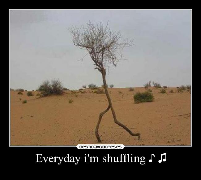 Everyday im shuffling ♪ ♫ - 