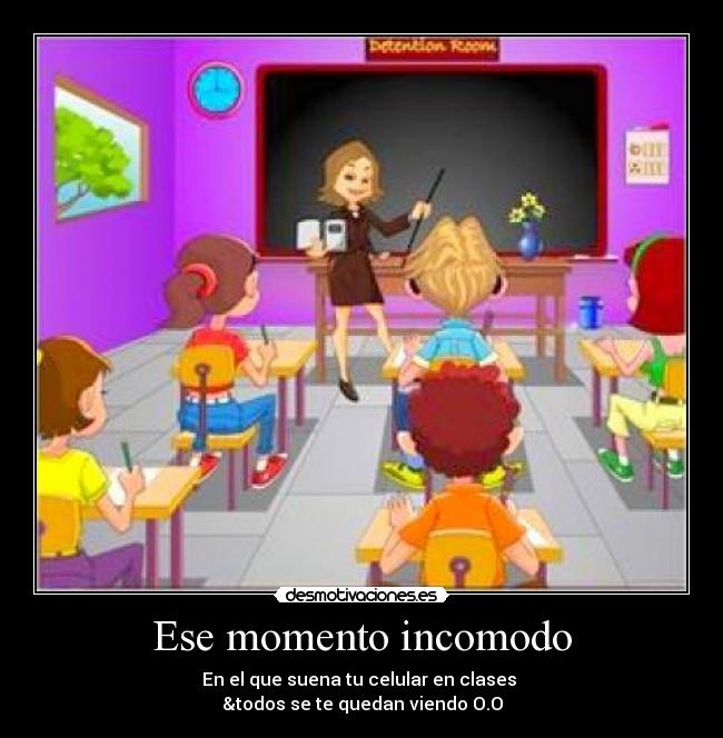 Ese momento incomodo - 