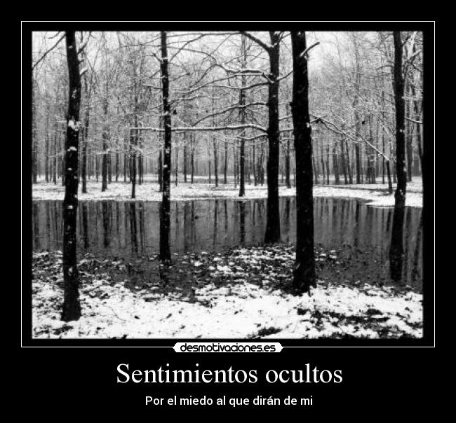 Sentimientos ocultos -