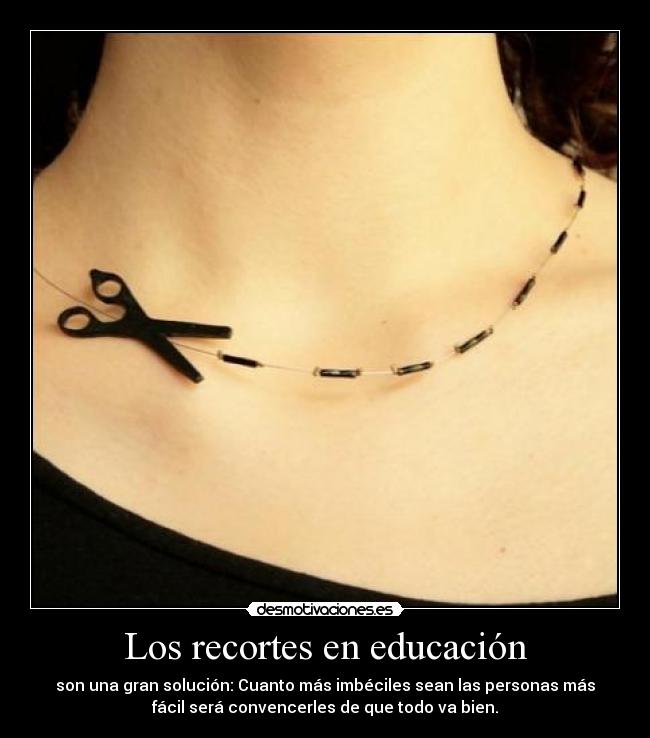Los recortes en educación - 