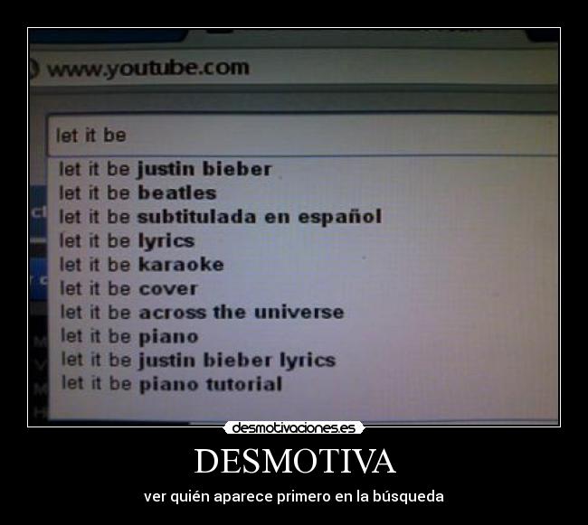 DESMOTIVA -