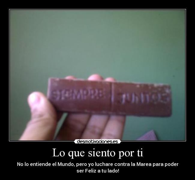 Lo que siento por ti -