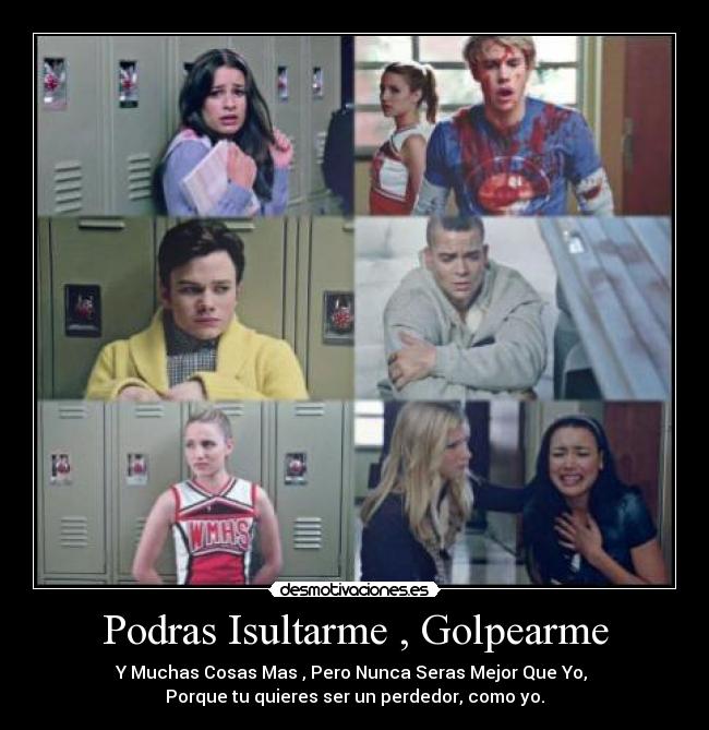 carteles glee desmotivaciones