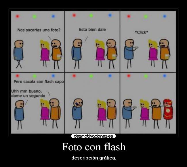 Foto con flash -