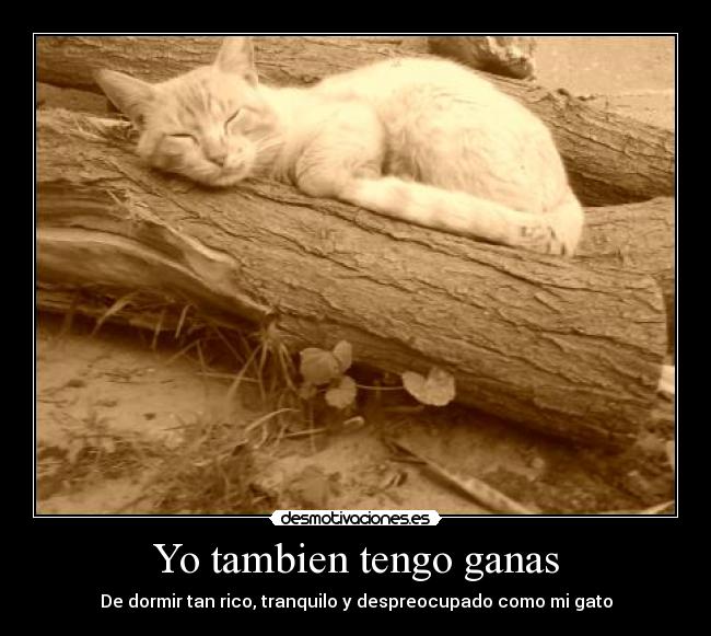 Yo tambien tengo ganas -