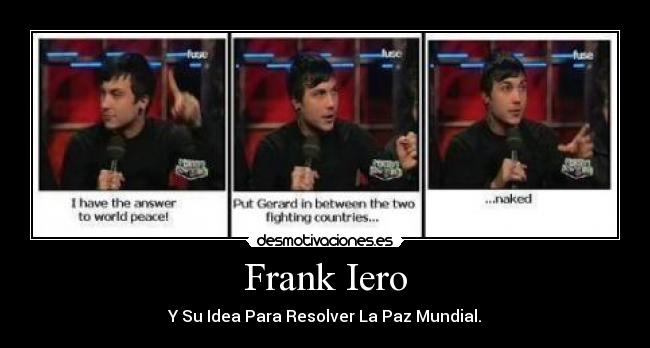 carteles frank iero desmotivaciones