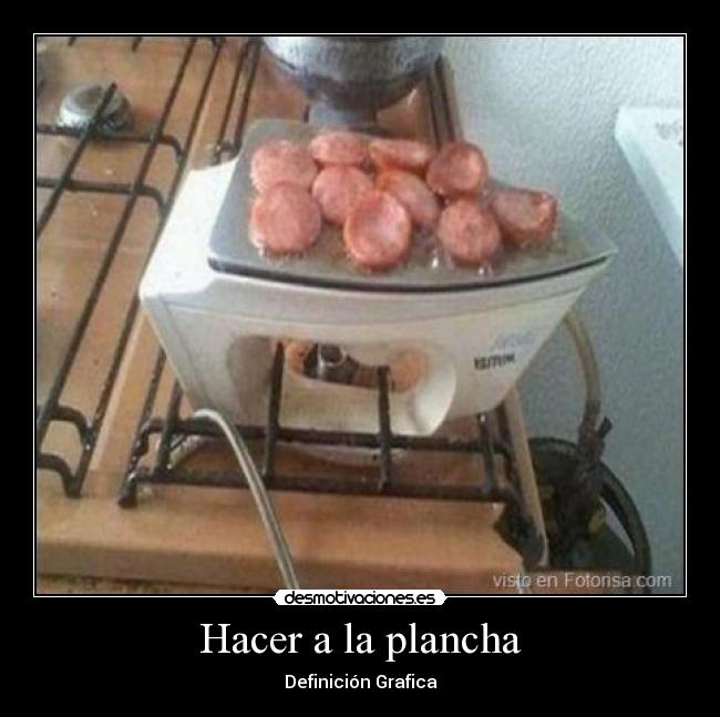Hacer a la plancha - 