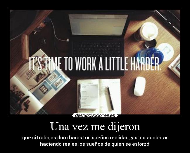 Una vez me dijeron -