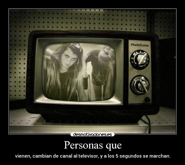 Personas que - 