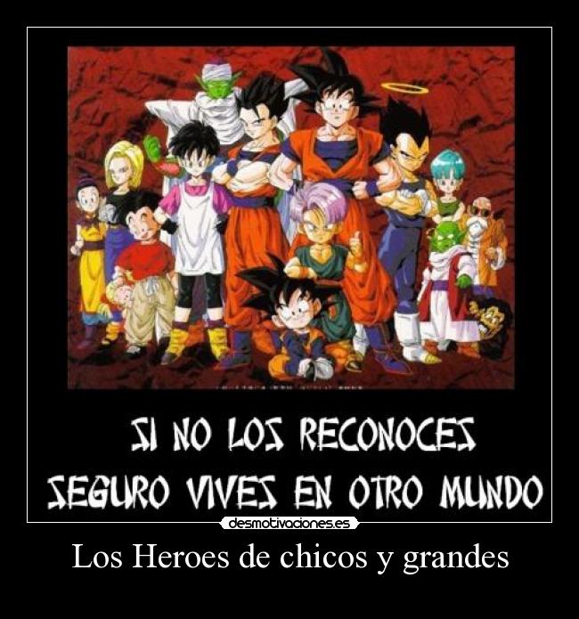Los Heroes de chicos y grandes -