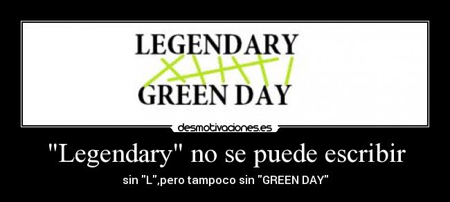 Legendary no se puede escribir -