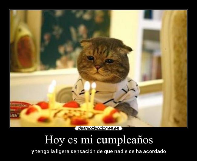 Hoy es mi cumpleaños - 