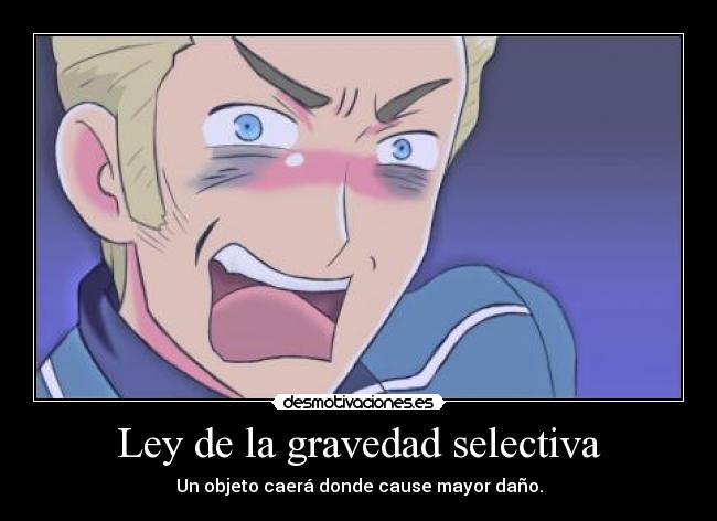 Ley de la gravedad selectiva -