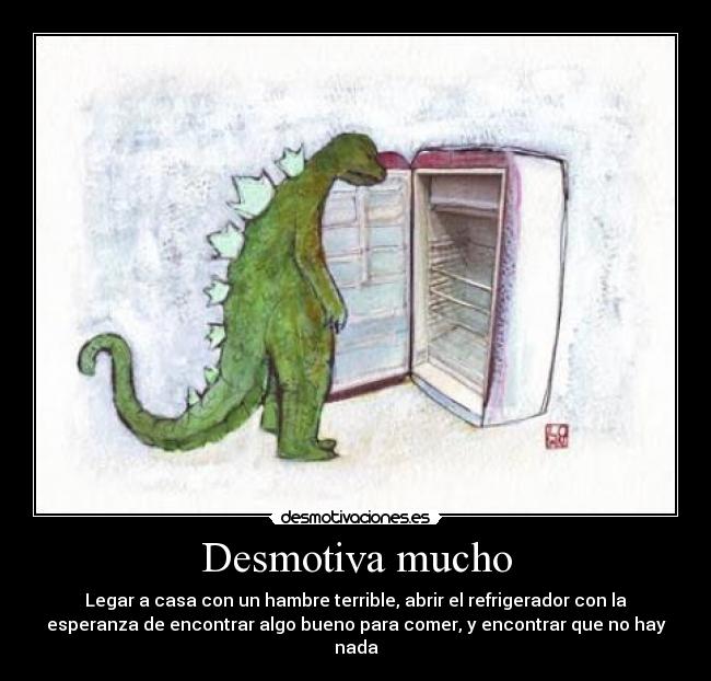 carteles refrigerador hambre nevera desmotiva desmotivaciones
