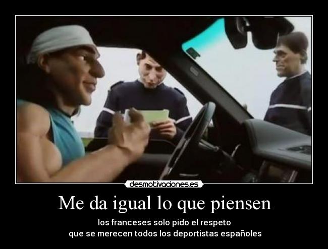 Me da igual lo que piensen -