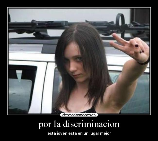 por la discriminacion - 