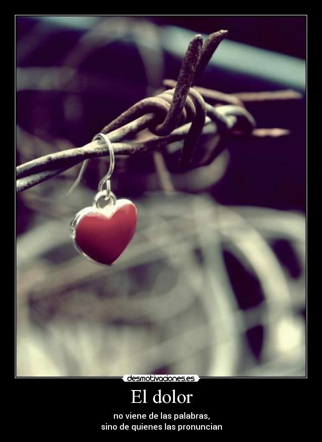 El dolor -