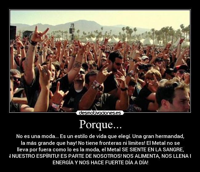 Porque... -