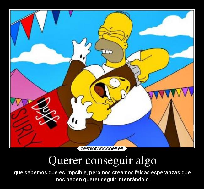 Querer conseguir algo - 