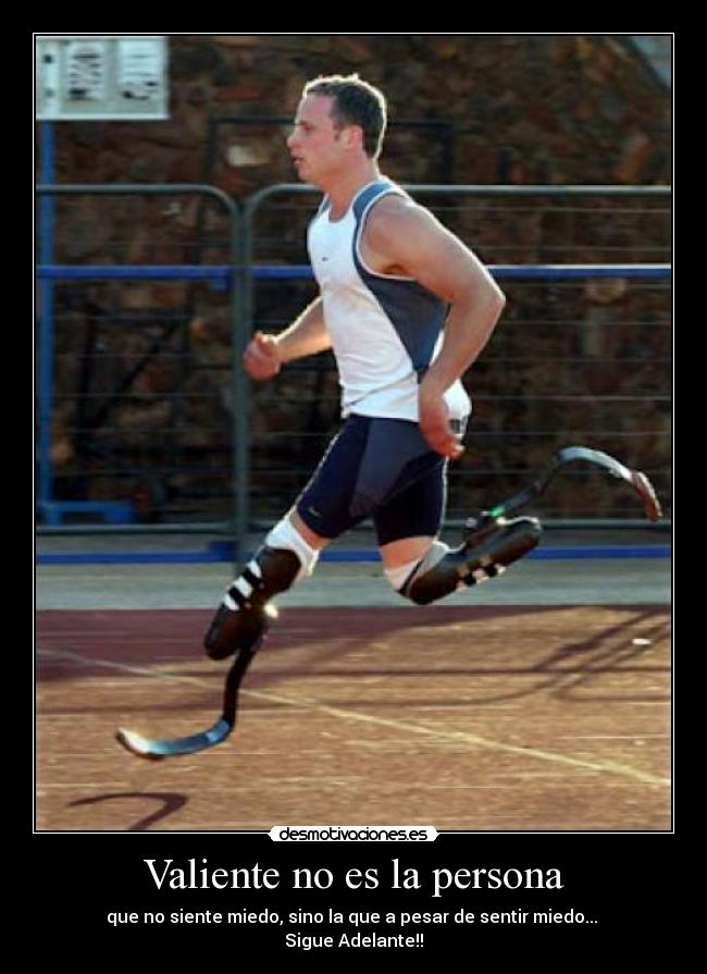 Valiente no es la persona -
