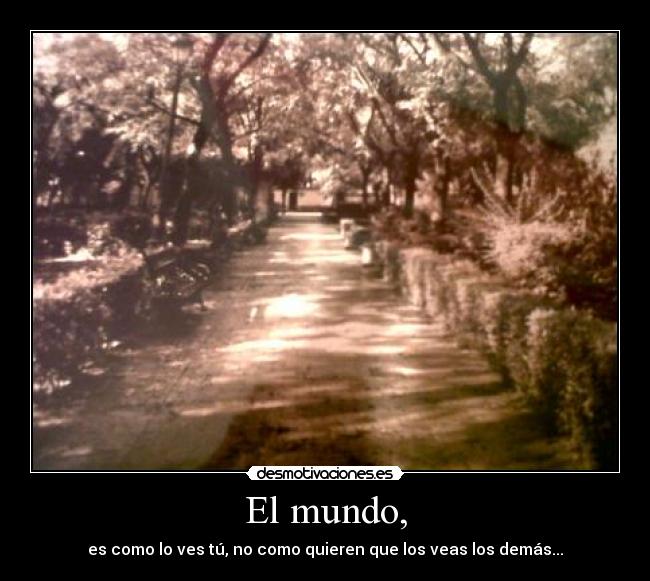 El mundo, -