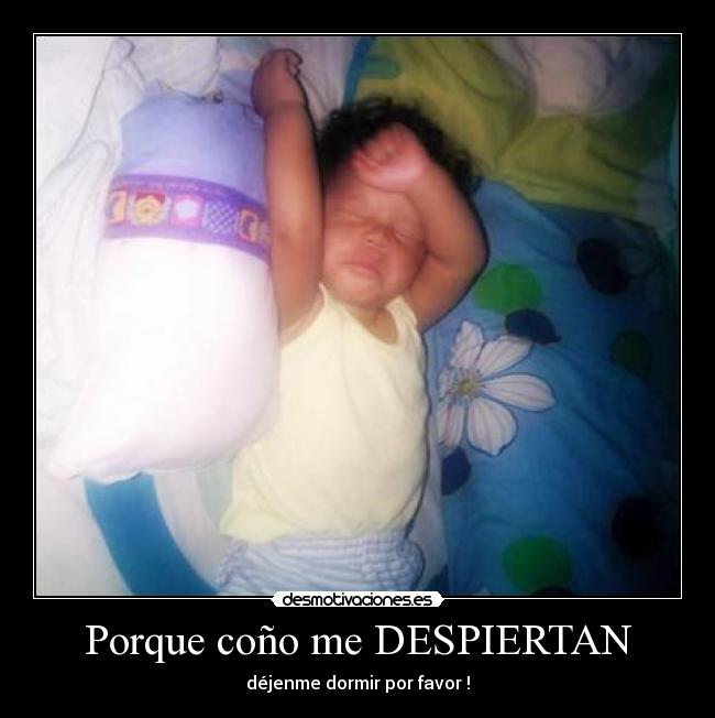 carteles por favor dejenme dormir desmotivaciones