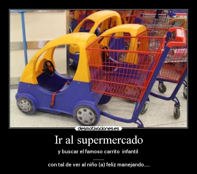 Ir al supermercado -