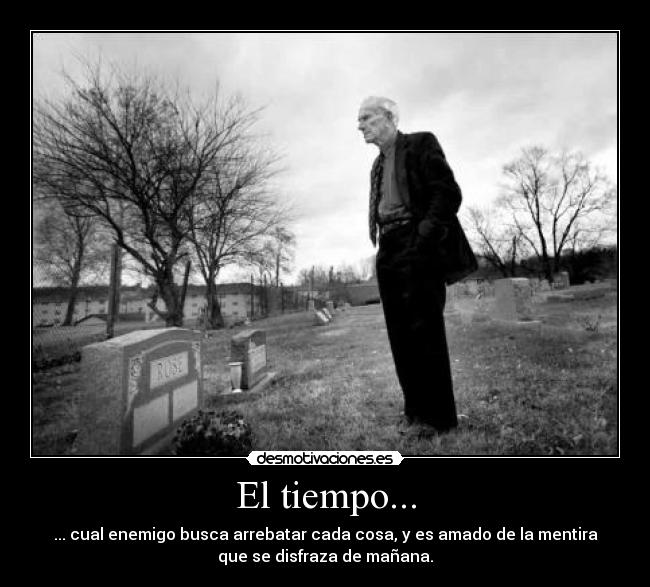El tiempo... -