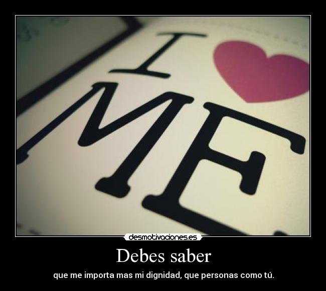 Debes saber - 