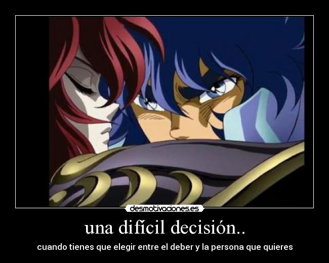 una difícil decisión.. - 