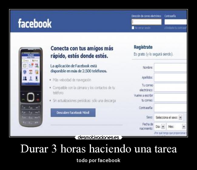 Durar 3 horas haciendo una tarea - 