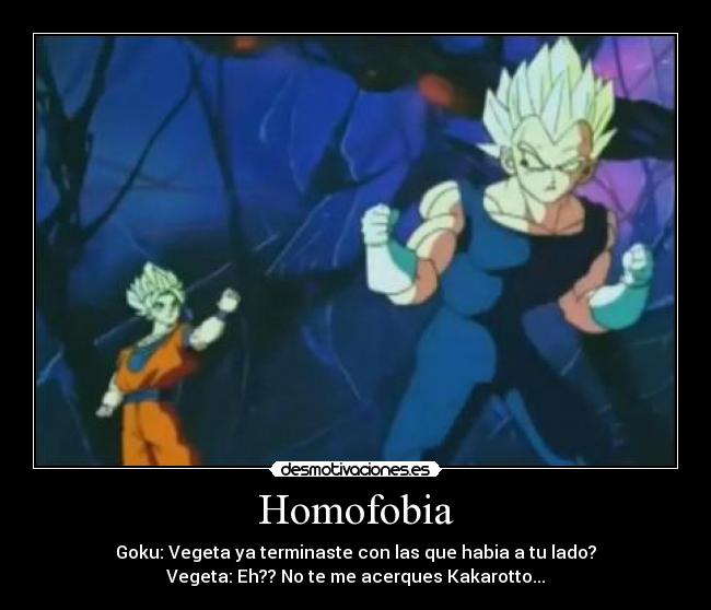 carteles dragon ball goku vegeta desmotivaciones