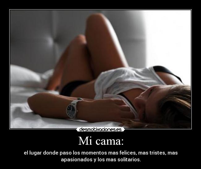 Mi cama: -