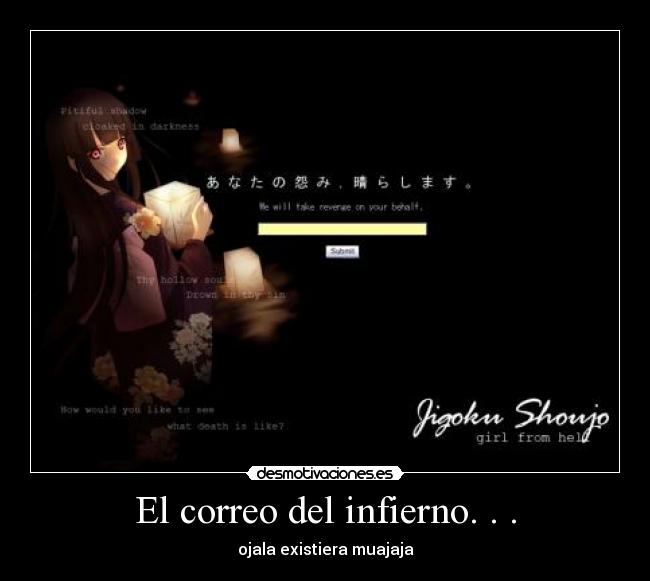 El correo del infierno. . . - ojala existiera muajaja