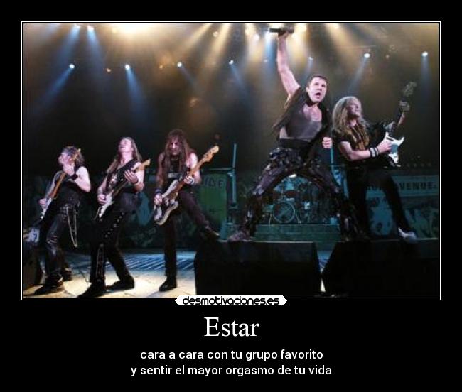 carteles iron maiden heavy metal los putos amos desmotivaciones