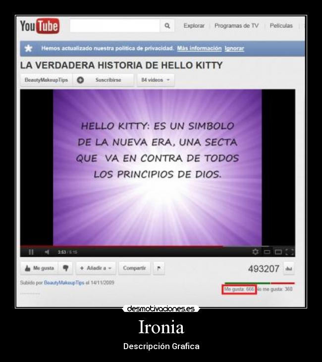 Ironia - Descripción Grafica