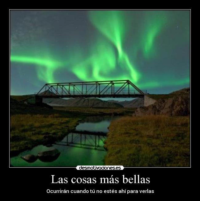 Las cosas más bellas -