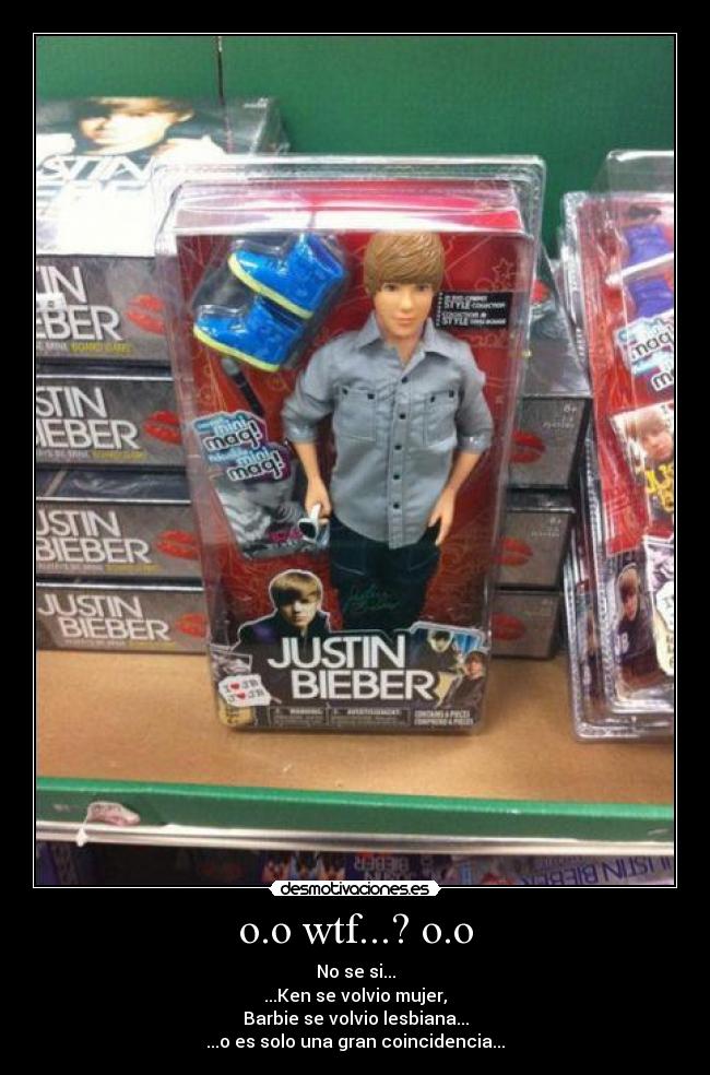 o.o wtf...? o.o - No se si...
...Ken se volvio mujer,
Barbie se volvio lesbiana...
...o es solo una gran coincidencia...