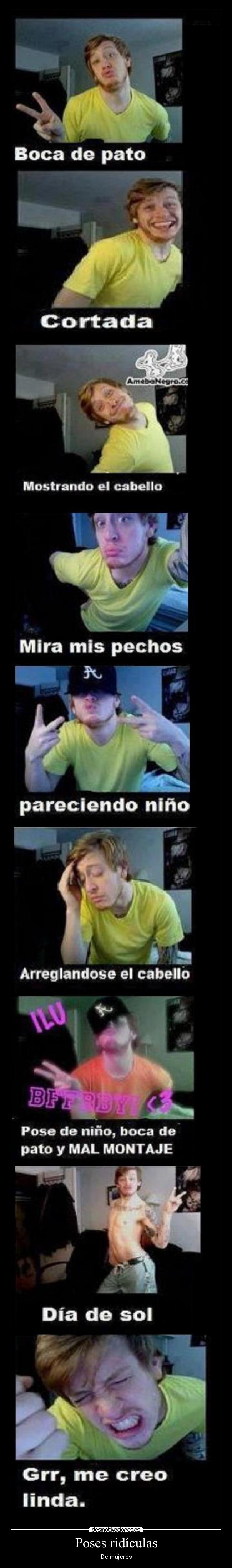 Poses ridículas - De mujeres