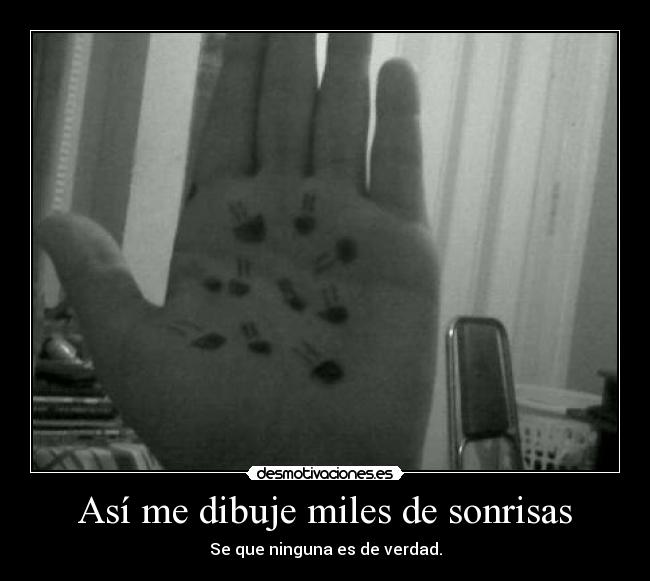 carteles sonrisas dibujos verdad desmotivaciones