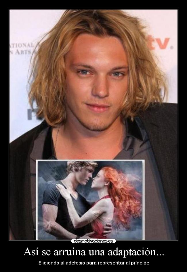 Así se arruina una adaptación... - Eligiendo al adefesio para representar al príncipe