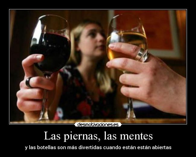 Las piernas, las mentes -