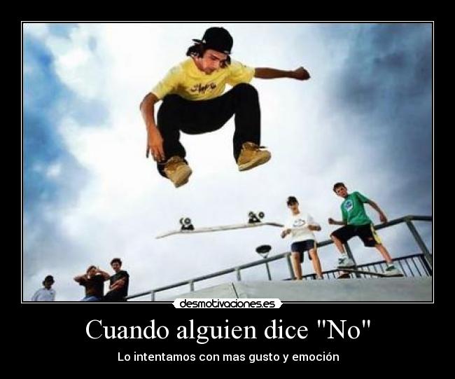 Cuando alguien dice No -