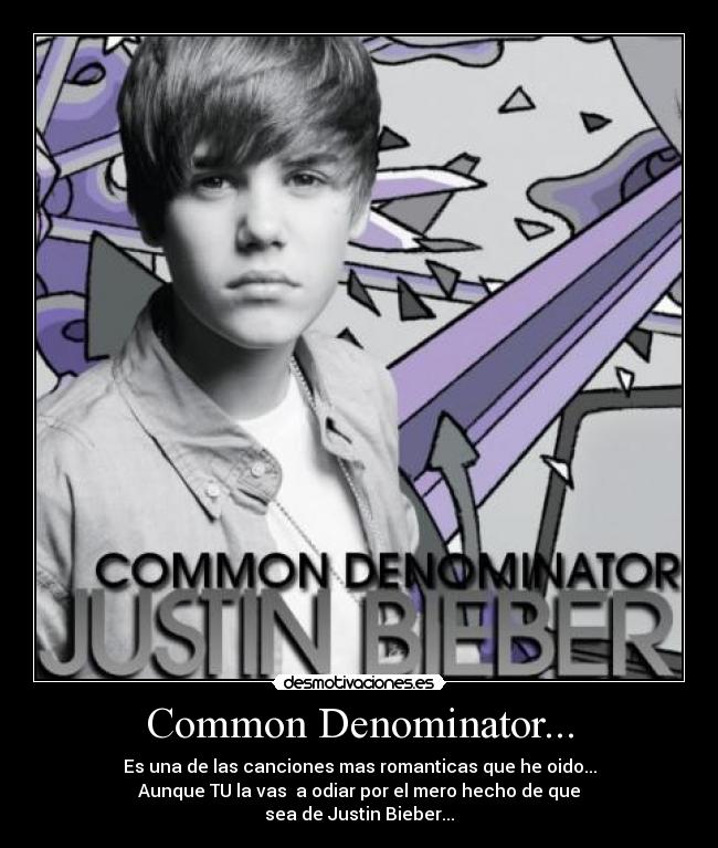 Common Denominator... -
