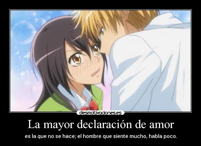 La mayor declaración de amor -